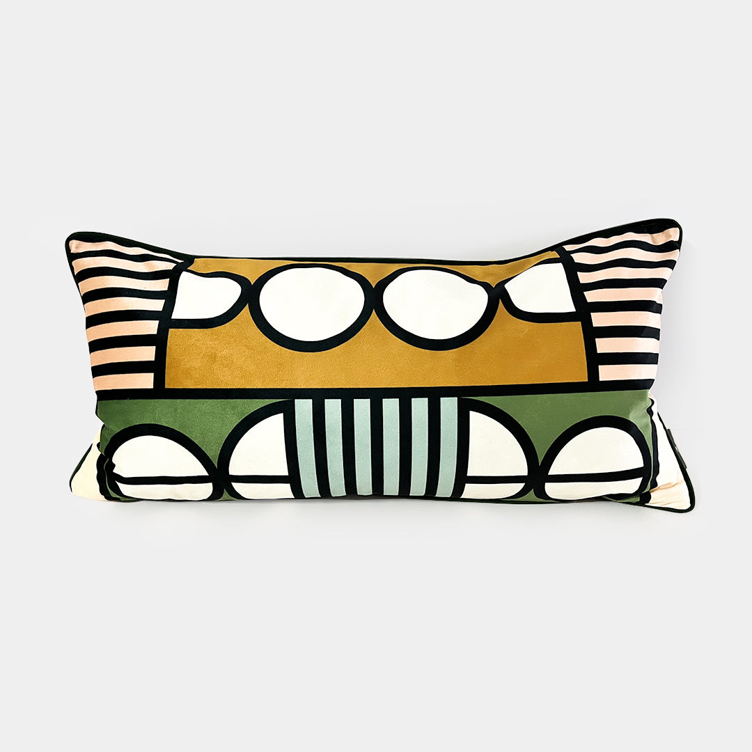 BATHU - Rectangle Throw Pillow