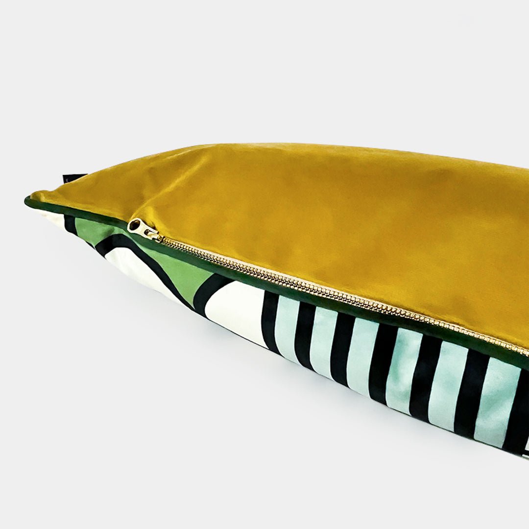 BATHU - Rectangle Throw Pillow