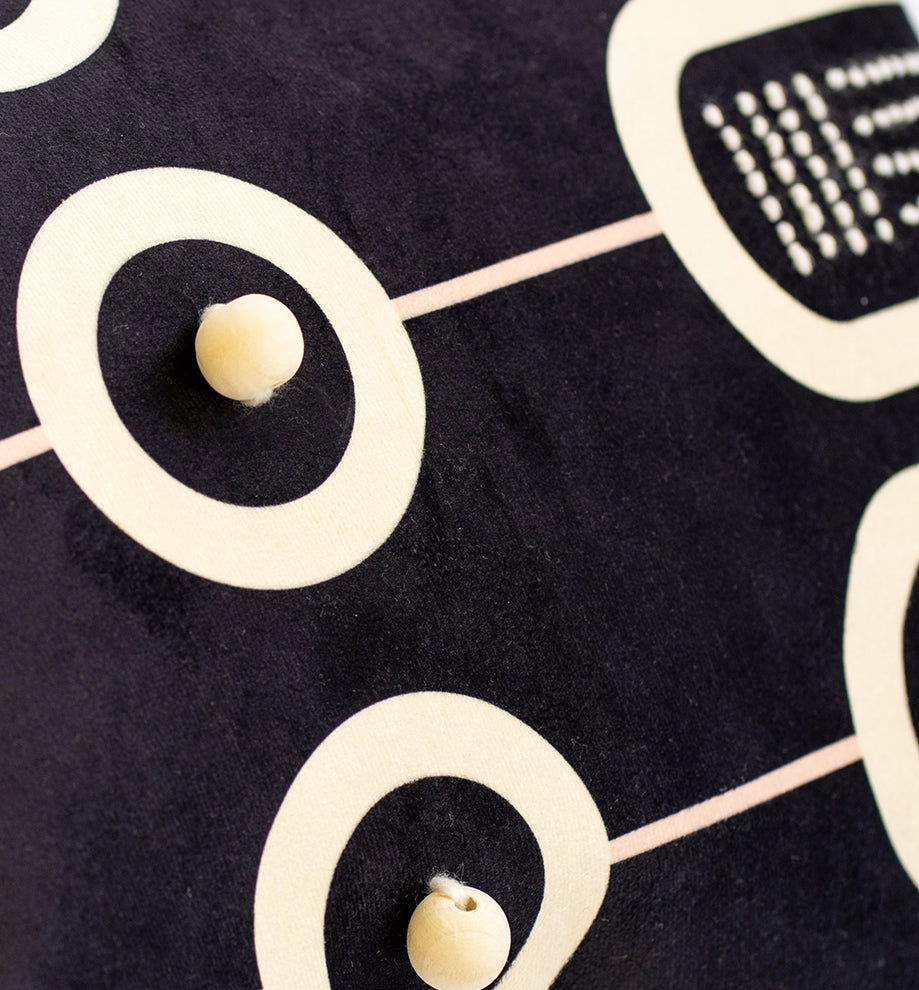 BEADED LUMI - Velvet Throw Pillow