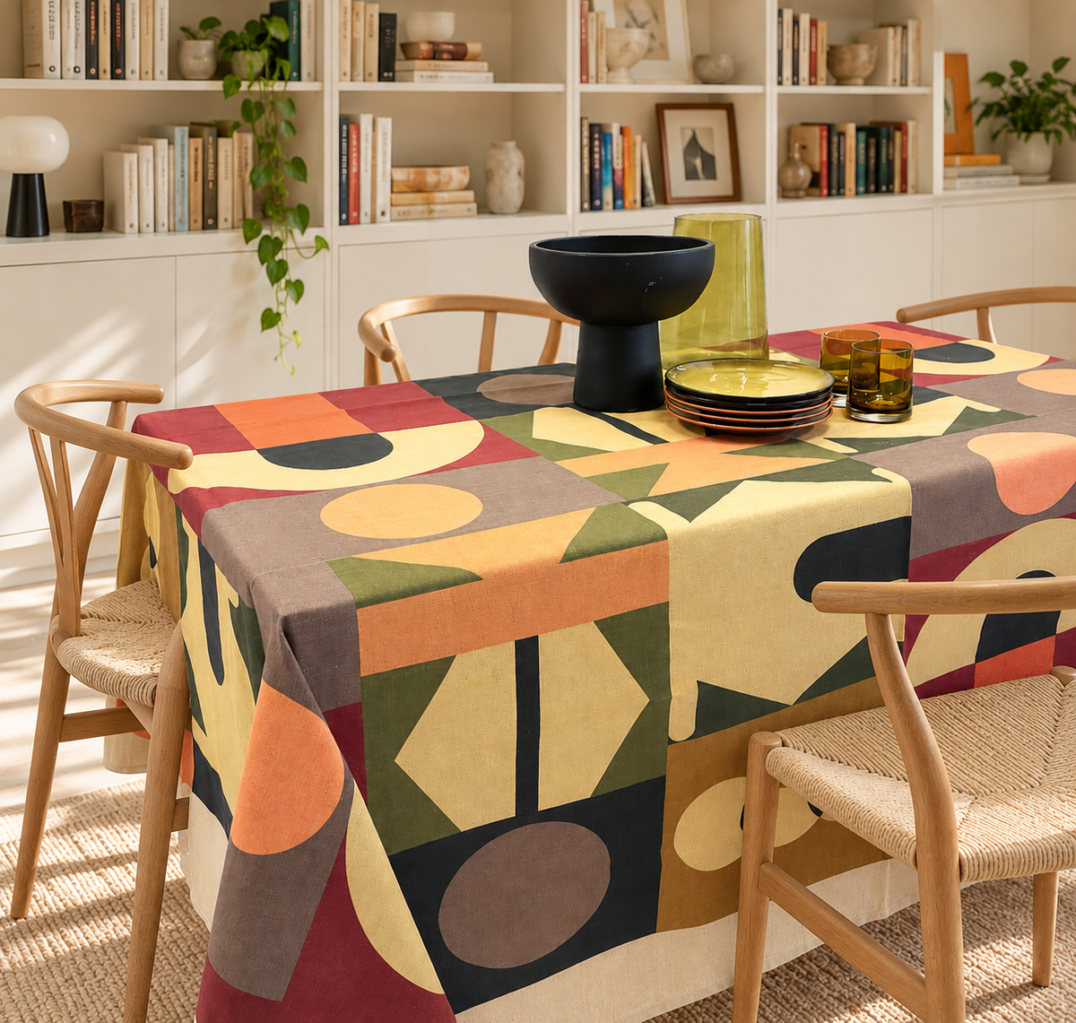 The Gathering Table Cloth - Oatmeal