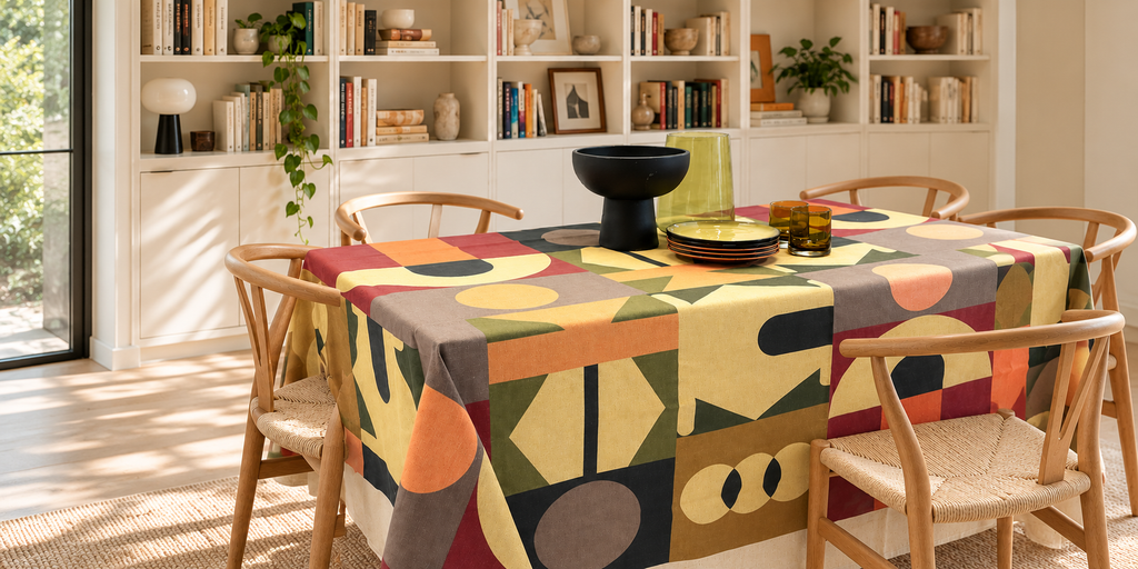 The Gathering Table Cloth - Oatmeal