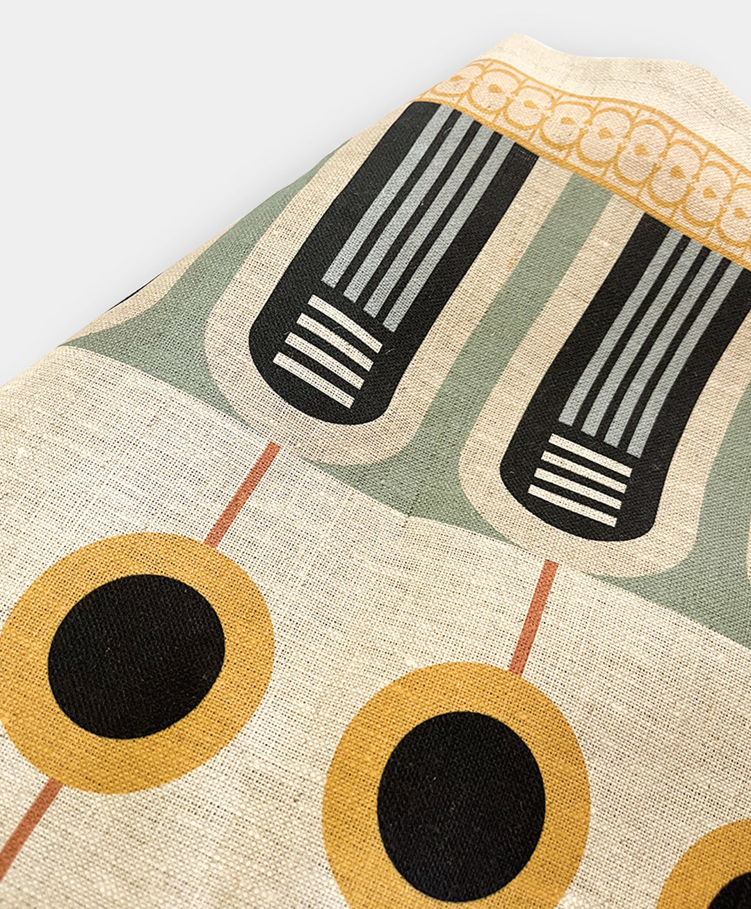 Happiness Linen Cotton Blend Table runner 46cm x250cm, made in Cape Town South Africa.