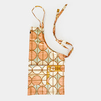 100% Linen and Cotton blend multi coloured Kitchen Apron