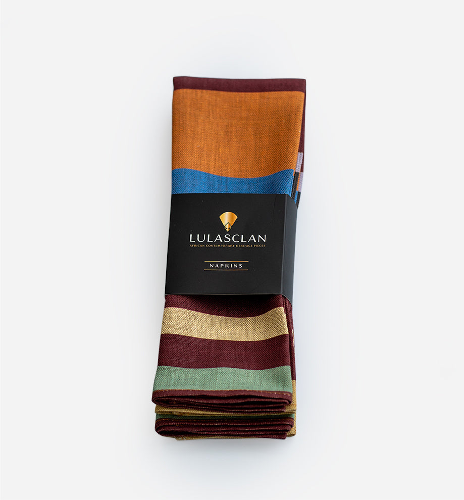 Mekete Striped Napkin set