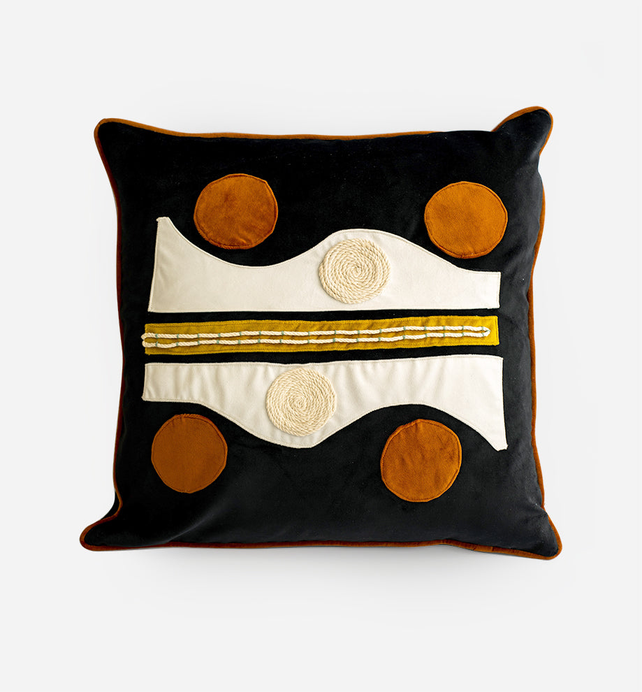 Day & Night Velvet Throw Pillow
