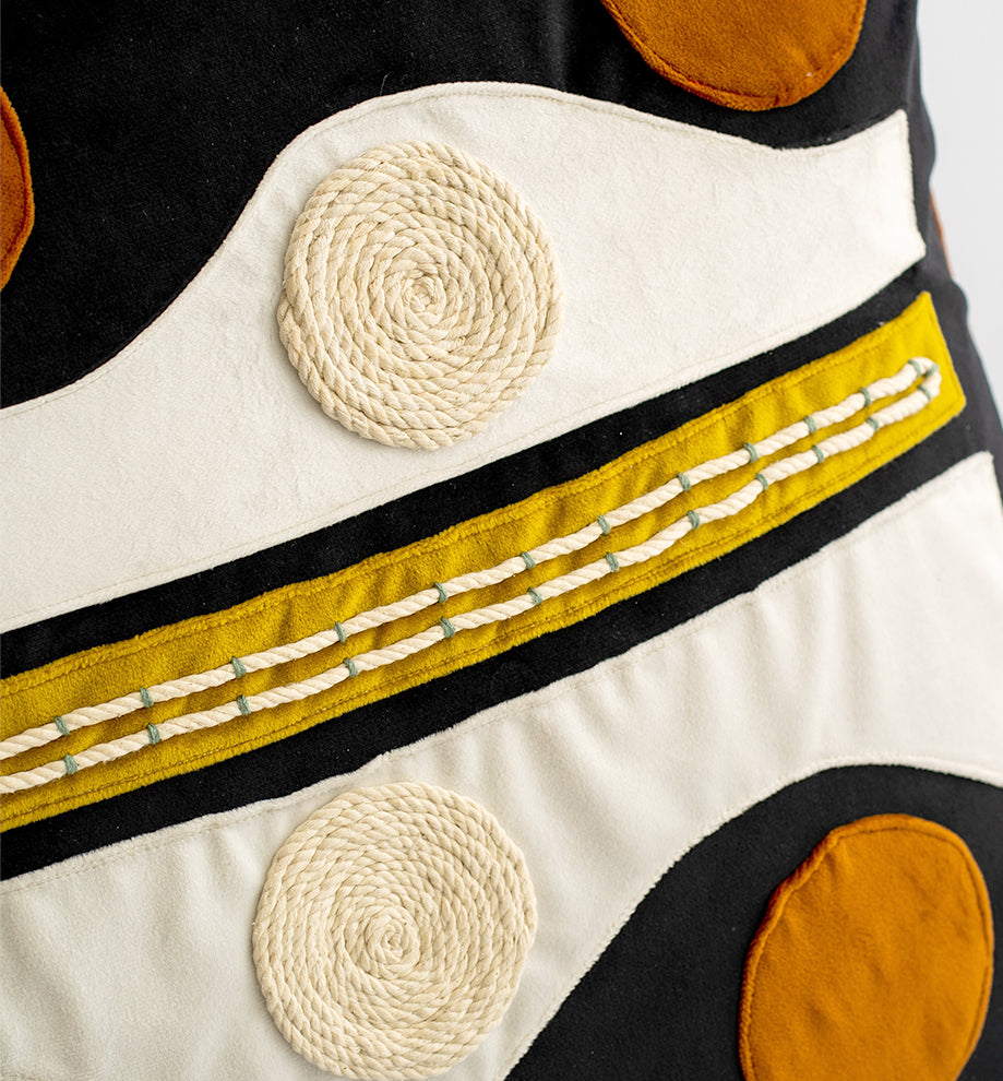 Day & Night Velvet Throw Pillow